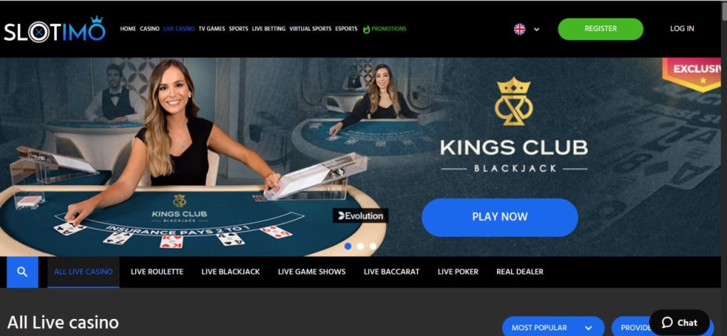 slotimo Live Casino