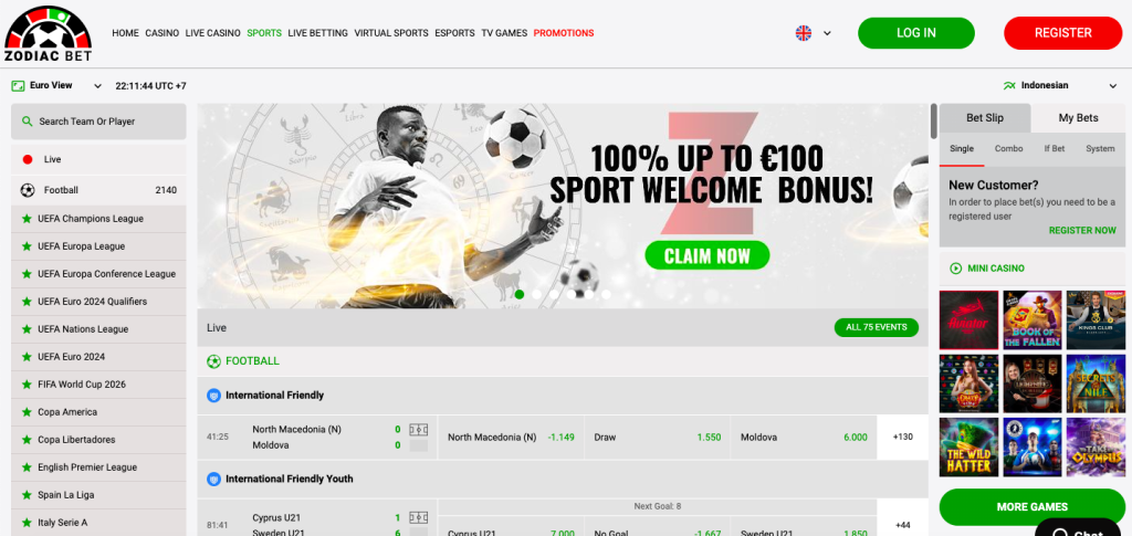 Zodiac Bet sports betting