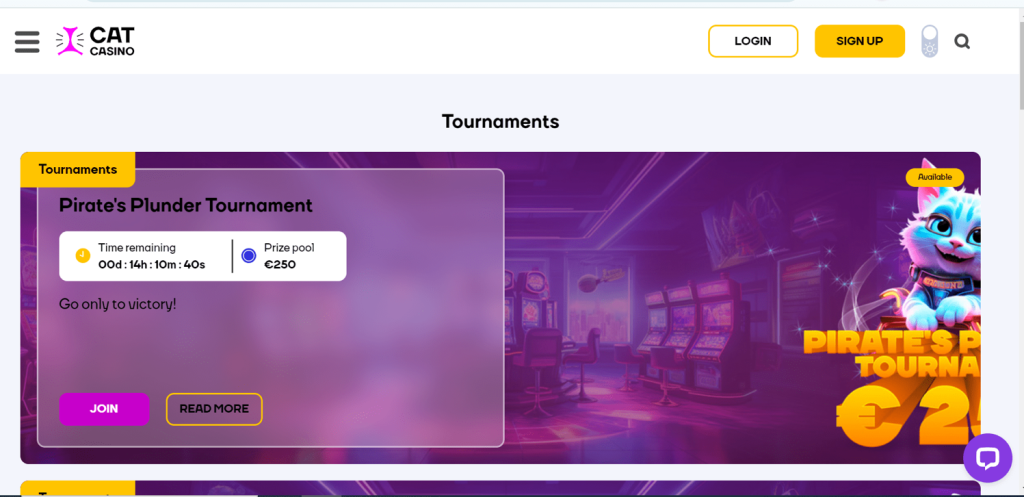 Cat Casino Tournaments